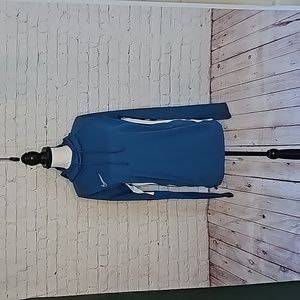 NIKE Dri-Fit Blue & White Hoodie